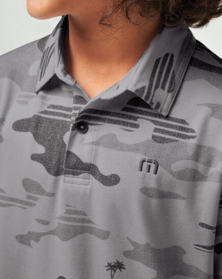 HEATER CAMO YOUTH POLO Image Thumbnail 3