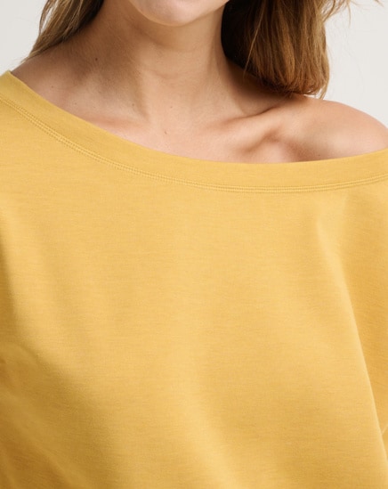 PORTUGAL OFF THE SHOULDER PONTE TOP Image Thumbnail 2