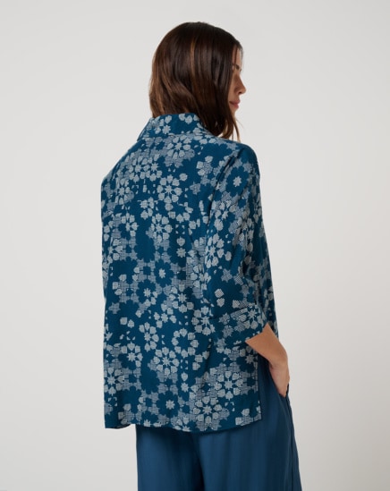 SAVANNA PRINTED BUTTON-UP Image Thumbnail 2
