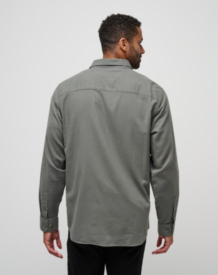 CLOUD FLANNEL BUTTON-UP Image Thumbnail 3