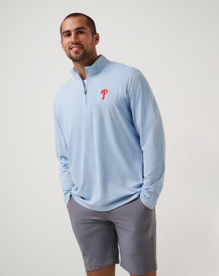 PHILADELPHIA PHILLIES TIME TO TAILGATE QUARTER ZIP Image Thumbnail 4
