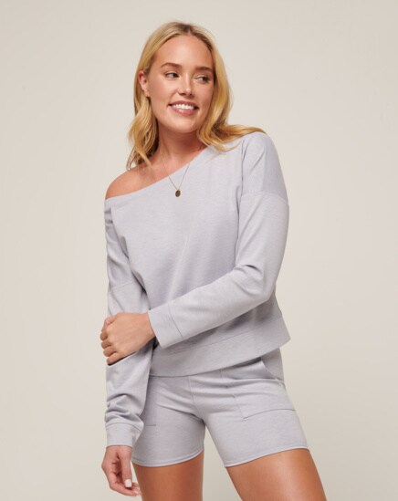 PORTUGAL OFF THE SHOULDER PONTE TOP Image Thumbnail 1