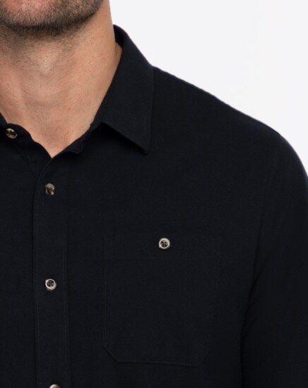 CLOUD FLANNEL BUTTON-UP Image Thumbnail 3