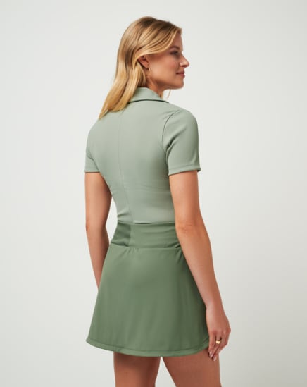 TROPICAL OUTLOOK MOVEKNIT RIB POLO Image Thumbnail 1