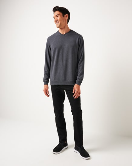 AMENITIES V-NECK CREW Image Thumbnail 4
