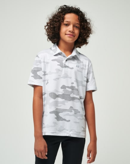 HEATER CAMO YOUTH POLO Image Thumbnail 1