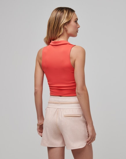 SALT AIR, DON'T CARE MOVEKNIT SLEEVELESS POLO Image Thumbnail 2