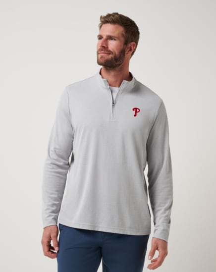 PHILADELPHIA PHILLIES TIME TO TAILGATE QUARTER ZIP Image Thumbnail 0