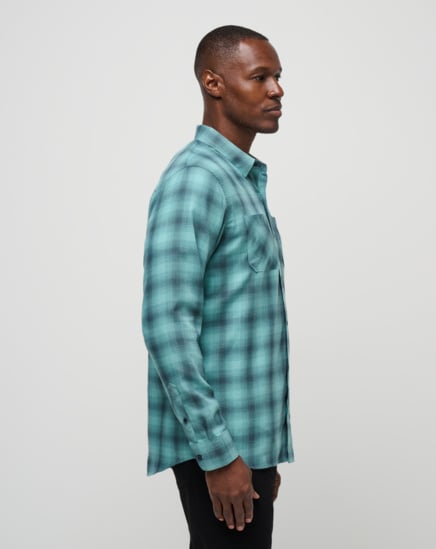 CLOUD FLANNEL PLAID BUTTON-UP Image Thumbnail 1