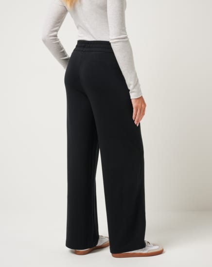 CLOUD TERRY WIDE LEG PANT Image Thumbnail 1