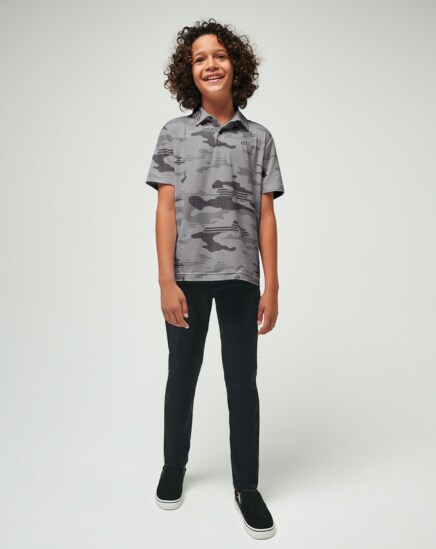 HEATER CAMO YOUTH POLO Image Thumbnail 4