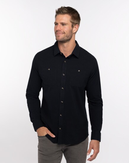 CLOUD FLANNEL BUTTON-UP Image Thumbnail 0