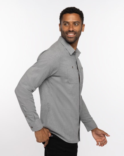 CLOUD FLANNEL BUTTON-UP Image Thumbnail 2