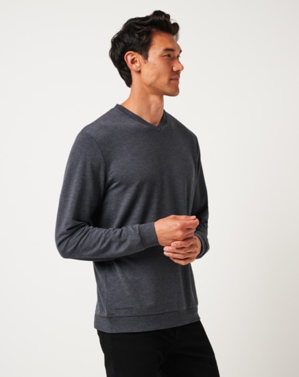 AMENITIES V-NECK CREW Image Thumbnail 1