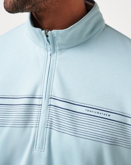 UPGRADED CHEST STRIPE QUARTER ZIP Image Thumbnail 3