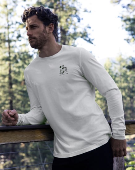 ROLLING WAVES LONG SLEEVE TEE Image Thumbnail 1