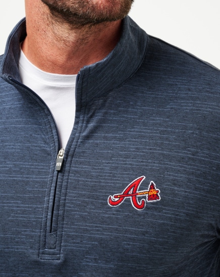 ATLANTA BRAVES THE HEATER QUARTER ZIP Image Thumbnail 3