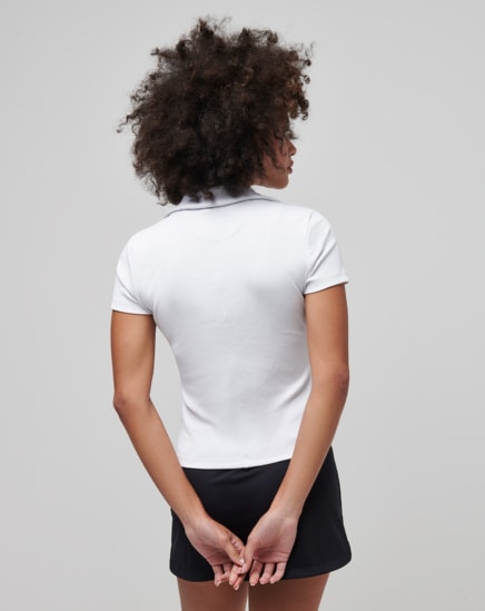 MOVEKNIT VNECK POLO Image Thumbnail 2