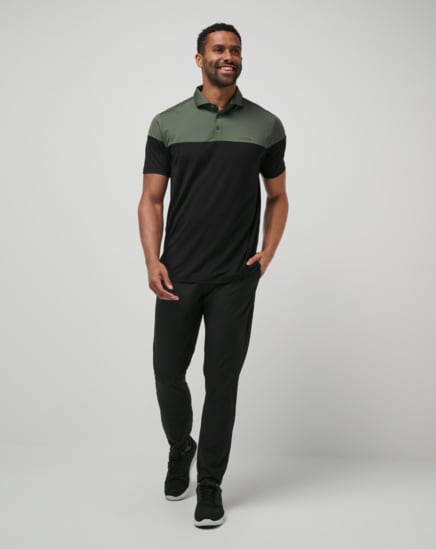 HEATER PRO COLOR BLOCK POLO Image Thumbnail 4