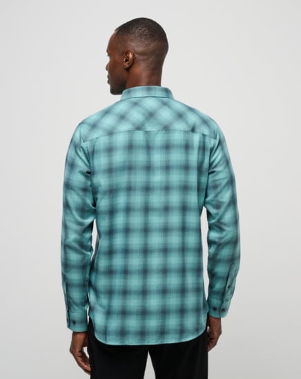 CLOUD FLANNEL PLAID BUTTON-UP Image Thumbnail 2