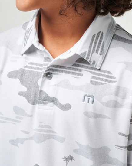 HEATER CAMO YOUTH POLO Image Thumbnail 3