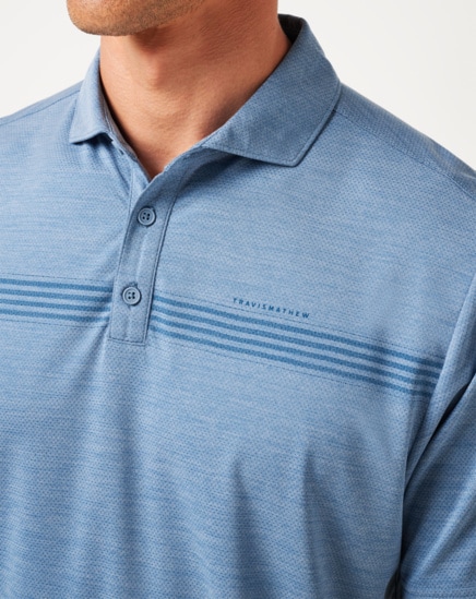 HEATER PRO CHEST STRIPE POLO Image Thumbnail 3