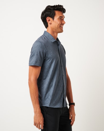 KNIT FEATHERWEIGHT TIDES BUTTON-UP Image Thumbnail 2