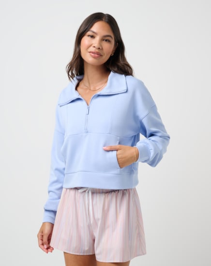 SKYLOFT SOFT HALF ZIP Image Thumbnail 0