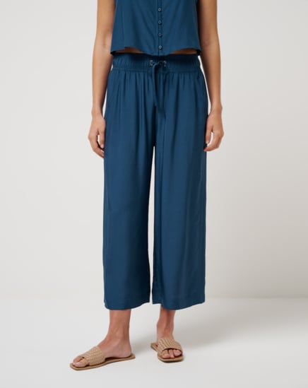 SAVANNA CROPPED WIDE LEG PANT Image Thumbnail 1