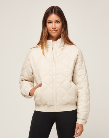 LIGHTS AT NIGHT QUILTED JACKET Image Thumbnail 1