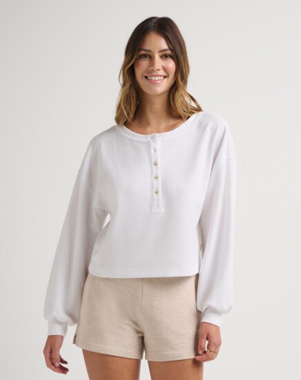 CASUAL ACQUAINTANCE WAFFLE TOP Image Thumbnail 1