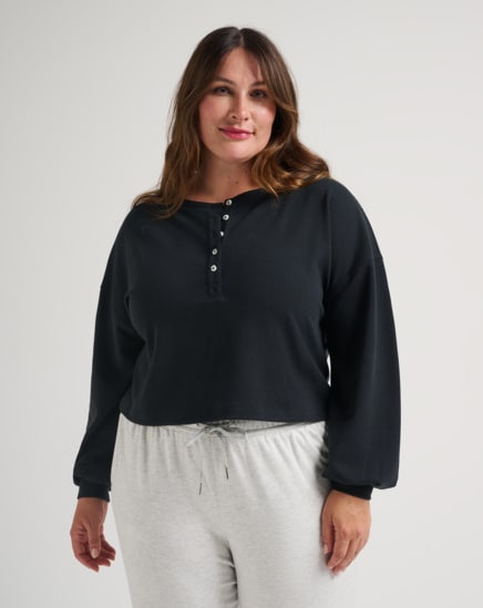 CASUAL ACQUAINTANCE WAFFLE TOP Image Thumbnail 3