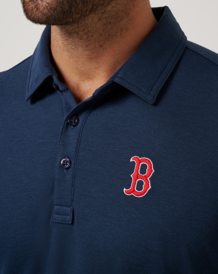 BOSTON RED SOX PLAYOFF PITCH POLO Image Thumbnail 4