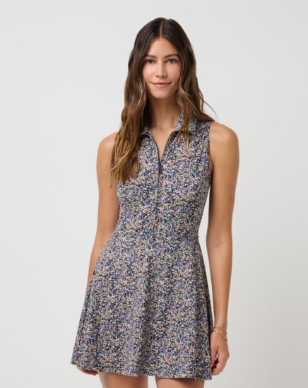 MOVEKNIT SLEEVELESS POLO DRESS 2.0 Image Thumbnail 0