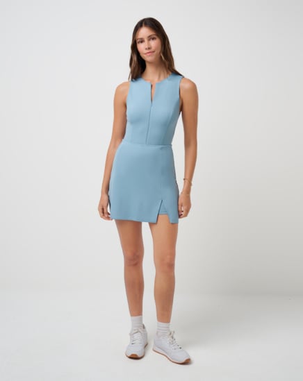 SUNFIRE MOVEKNIT ZIP DRESS Image Thumbnail 1