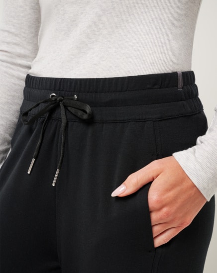 CLOUD TERRY WIDE LEG PANT Image Thumbnail 2
